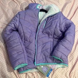 Girls Winter Reversible Jacket Adorable Jacket Is Reversible
